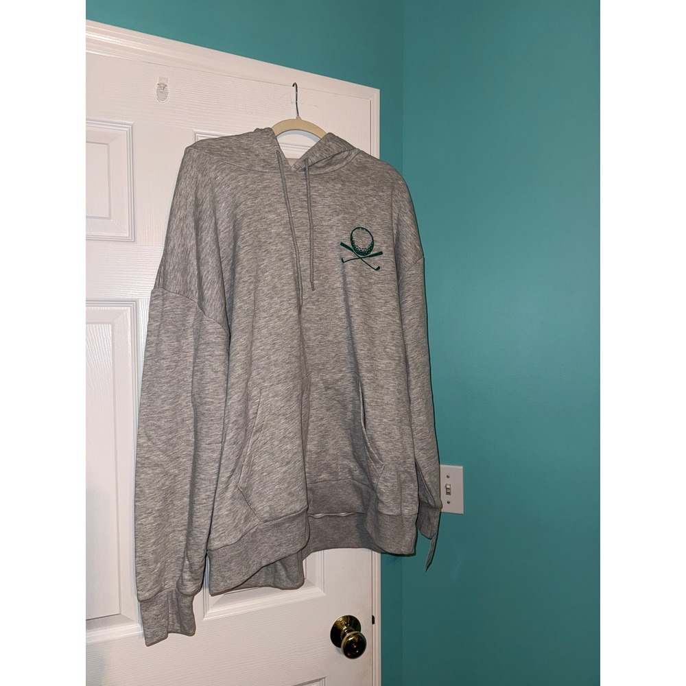 Hybrid Apparel Beverly Hills Golf Academy Graphic Hoodie Grey XL
